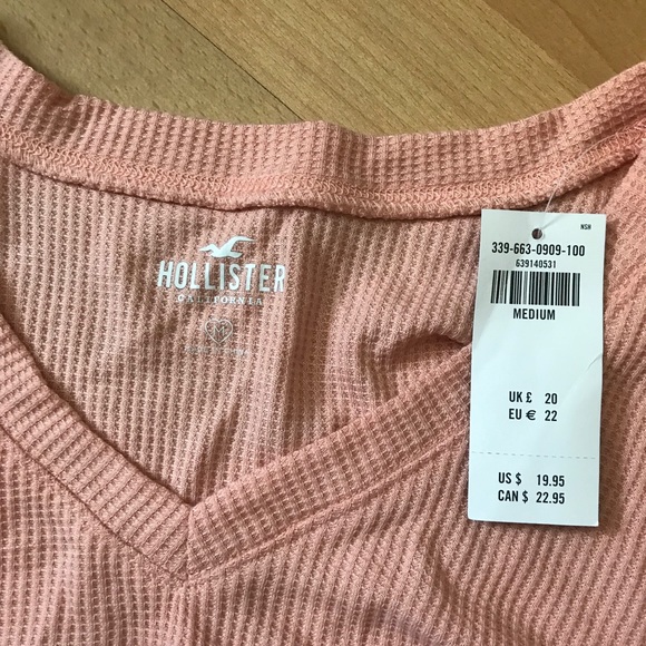 NWT hollister waffled long sleeves - Picture 2 of 3